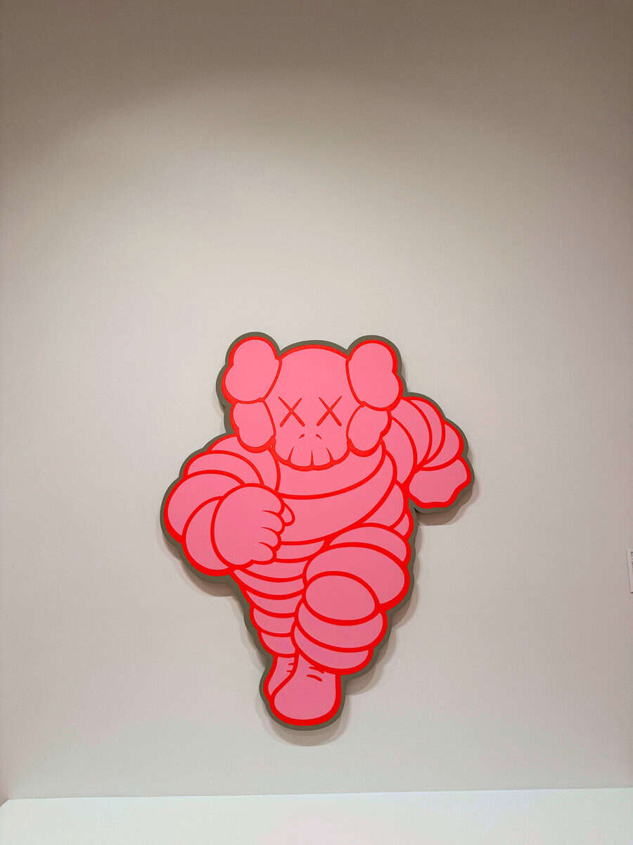 Vivid pink and red graffiti-style artwork from The Jason Journal, featuring a unique character with a playful design.