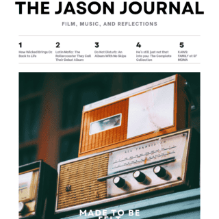 Retro radio featuring orange grille, dials, and analog tuning, representing vintage music and podcast culture.