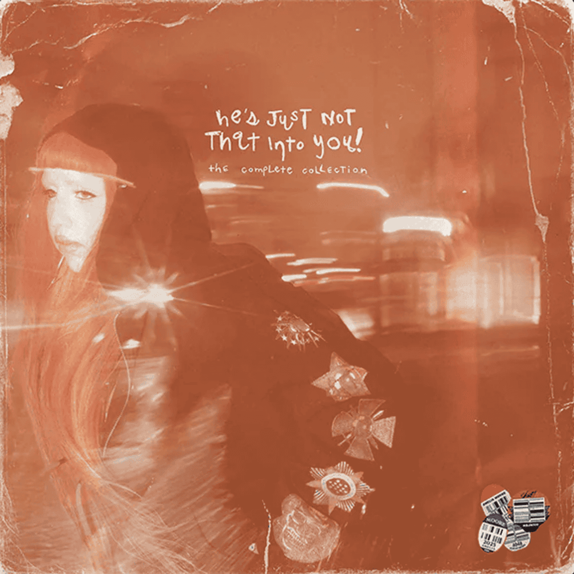 AMELIA MOORE, HE’S JUST NOT THAT INTO YOU: COMPLETE COLLECTION ALBUM COVER. IMAGE VIA GENIUS.